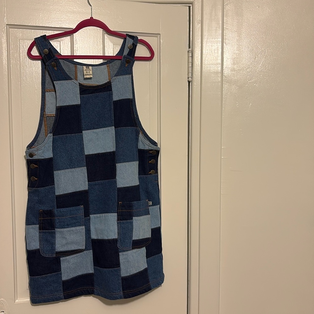 Lucy & Yak - Layla Denim Dress in Paige Patchwork - US 8